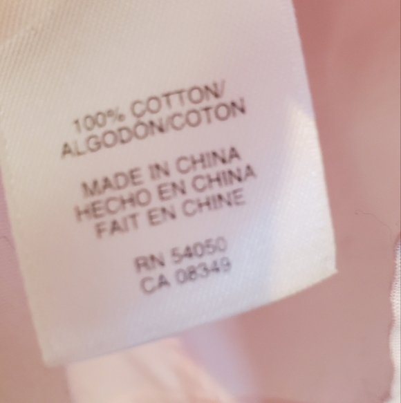 💚5/$25 Jones Wear Light Pink Button-Up Fitted Shirt 100% Cotton Blouse Size 14 - Picture 7 of 7